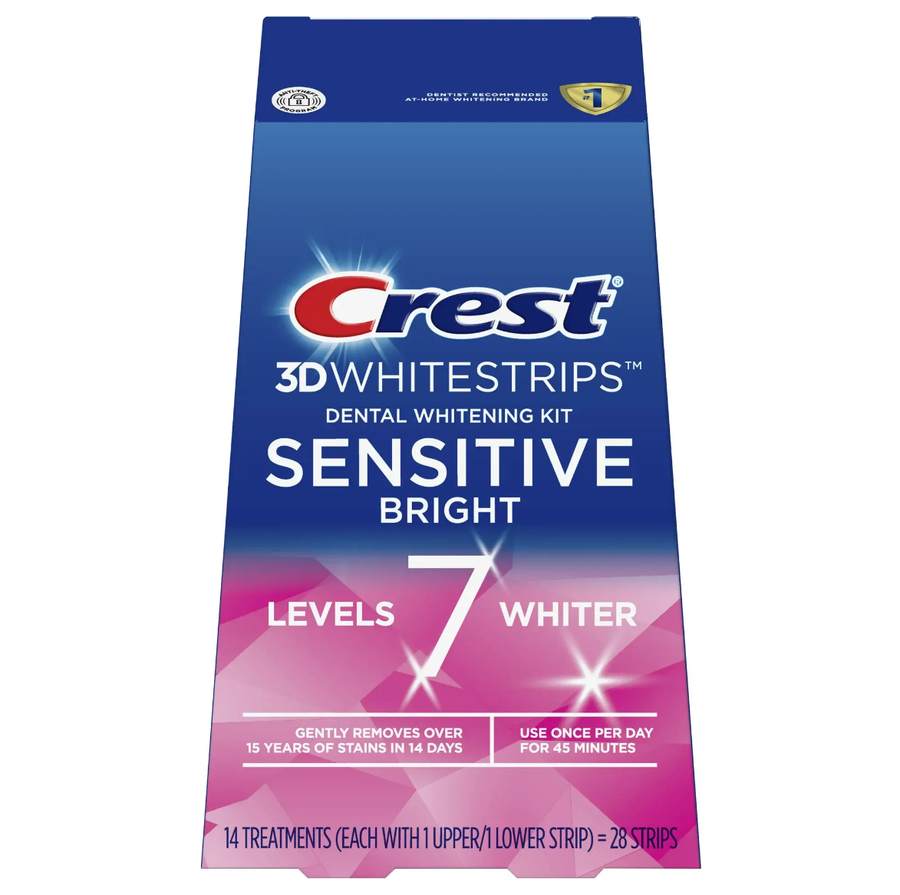 Crest 3D Whitestrips Sensitive Bright