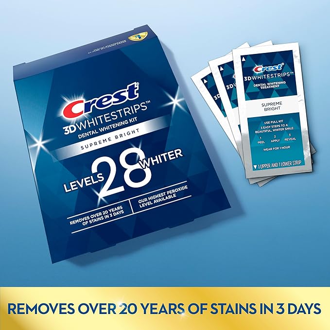 Crest 3D Whitestrips Supreme Bright
