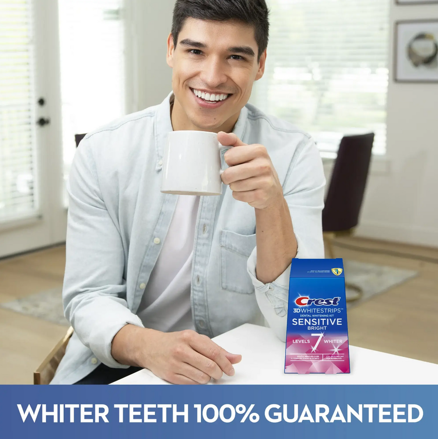 Crest 3D Whitestrips Sensitive Bright