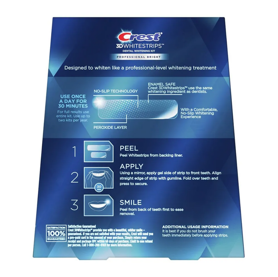 Crest 3D Whitestrips Professional Bright