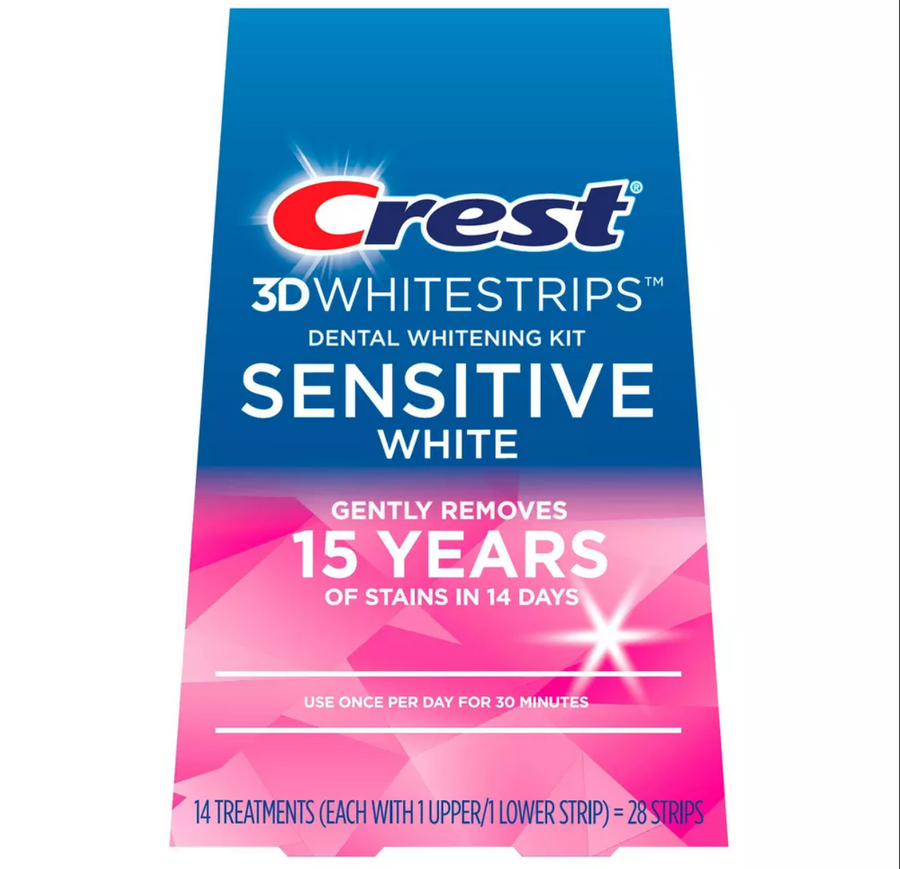 Crest 3D Whitestrips Sensitive White