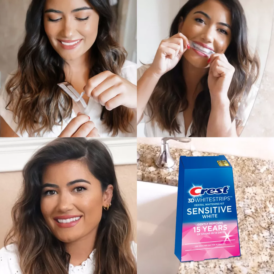 Crest 3D Whitestrips Sensitive White