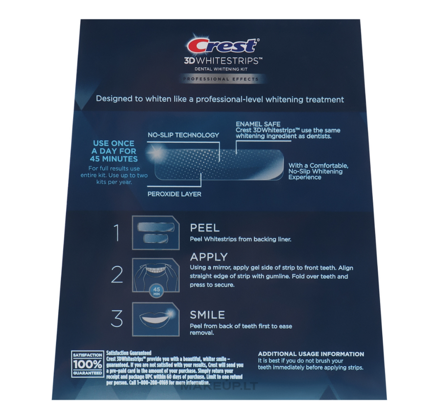 Crest 3D Whitestrips Professional Effects