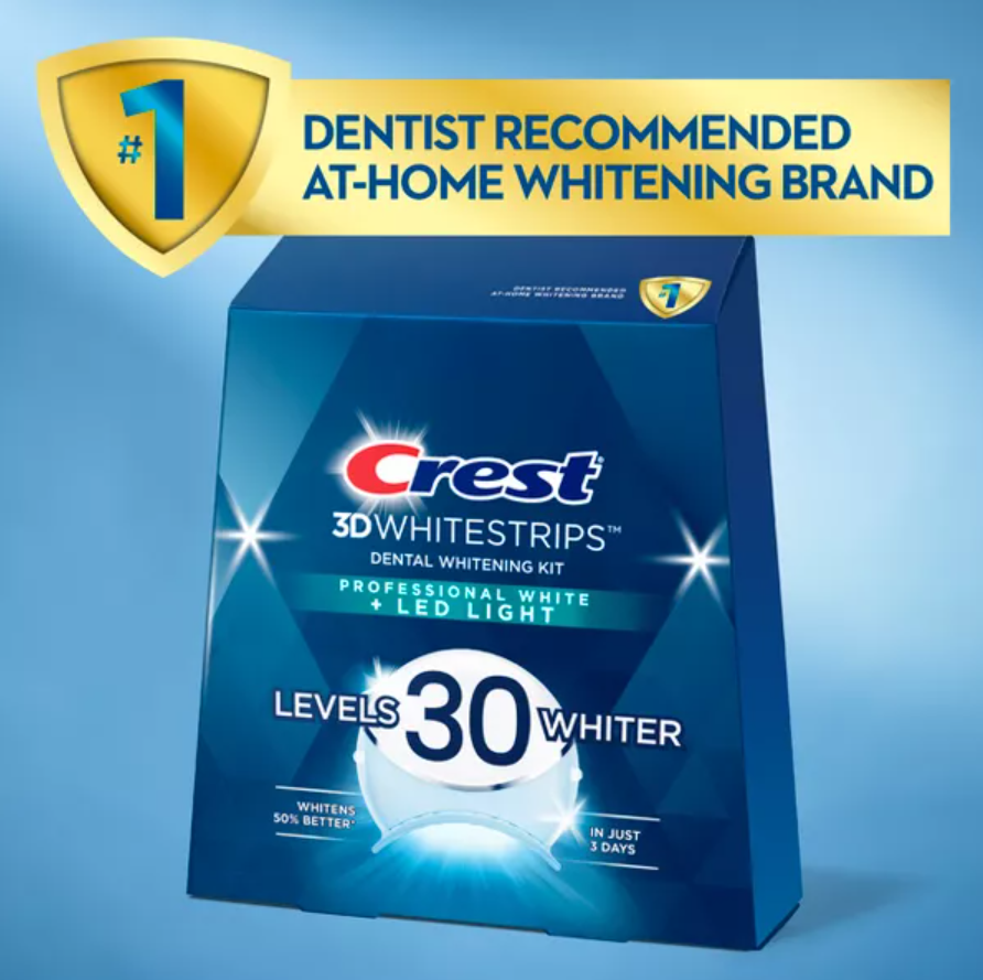 Crest 3D Whitestrips Professional White With LED Light