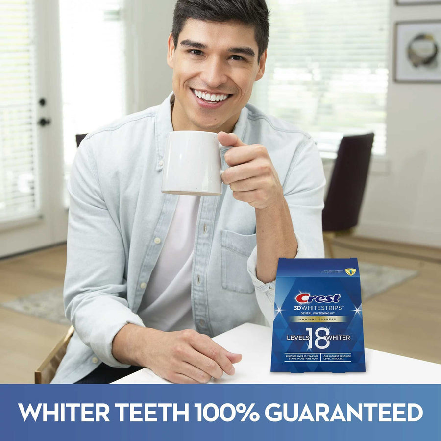 Crest 3D Whitestrips Radiant Express