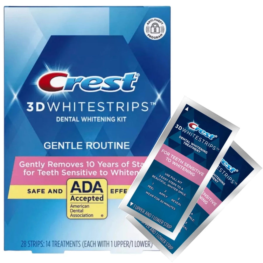 Crest 3D Whitestrips Gentle Routine
